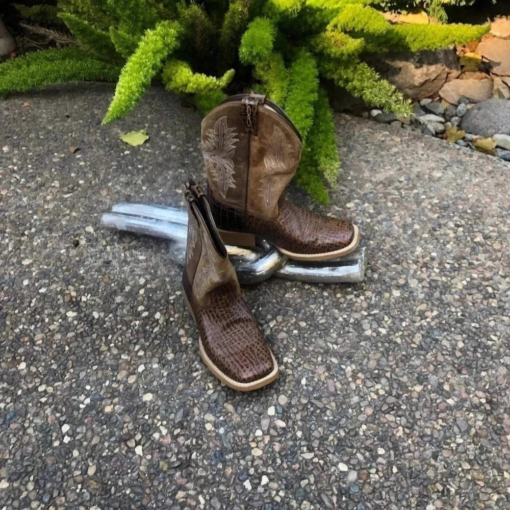 Ariat Kids Cowhand Western Boots Style 1002595 Size 2.5